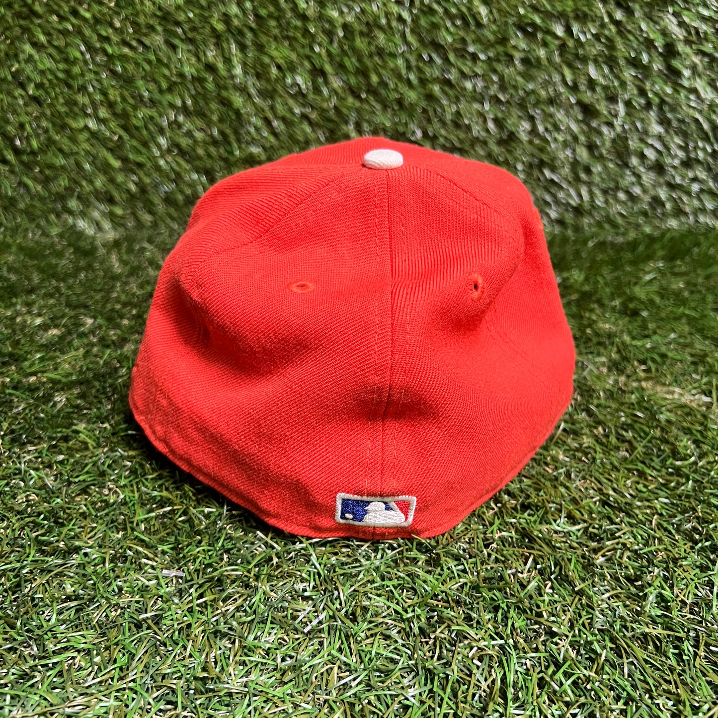 Fear of God FOG Essentials Fitted Orange Hat Size 7 1/4 USED x13380