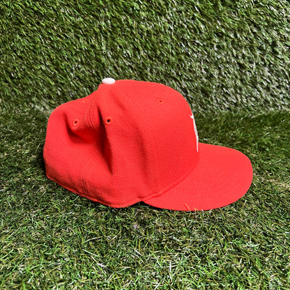 Fear of God FOG Essentials Fitted Orange Hat Size 7 1/4 USED x13380