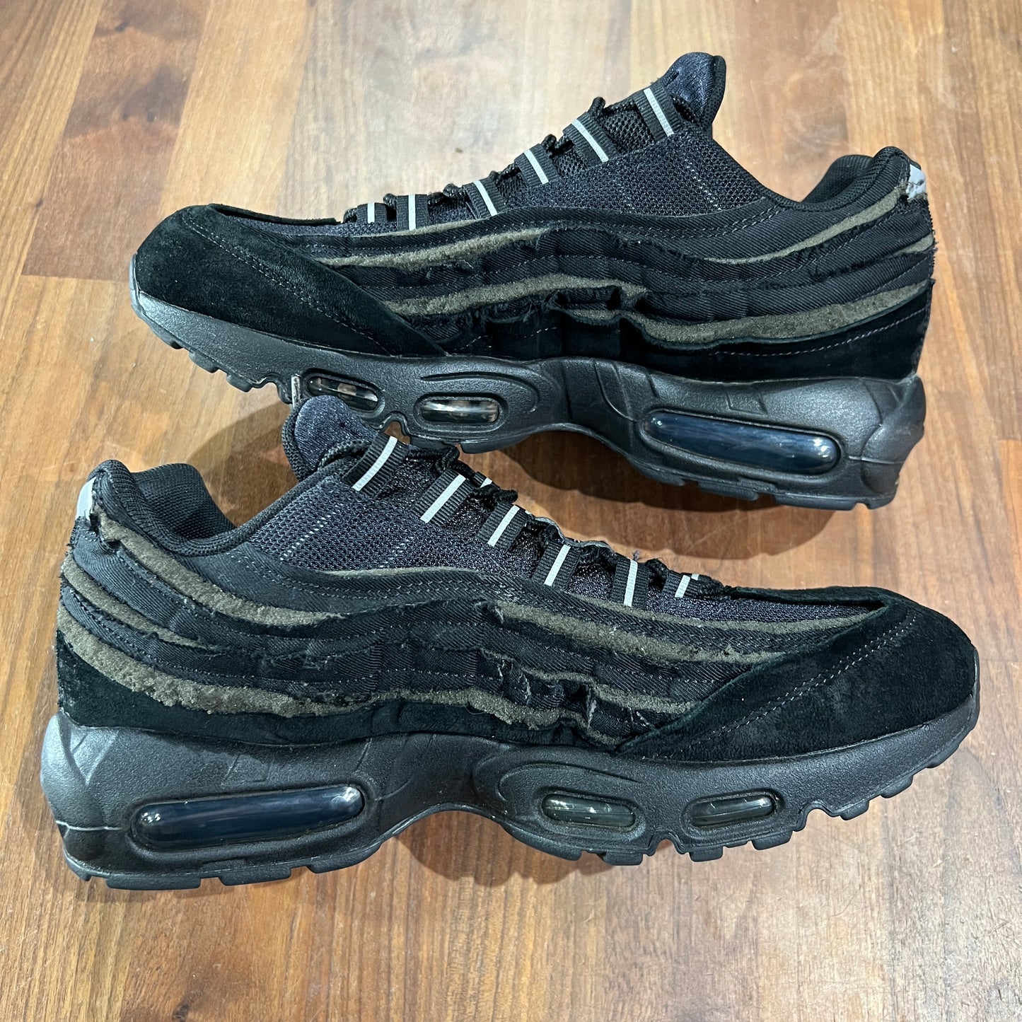 Nike Air Max 95 Comme des Garcons Black Size 9.5 USED s14048