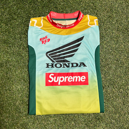 Supreme Honda Fox Racing Moto Mutli Color Jersey Size XL USED x11635