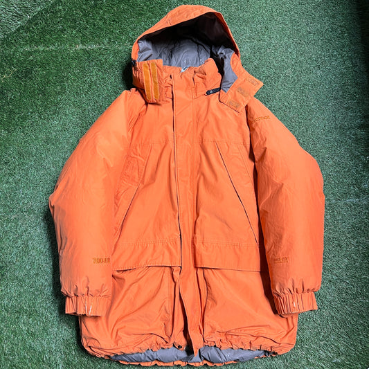 Marmot 700 Fill Orange Puffy Size XXL USED V3049