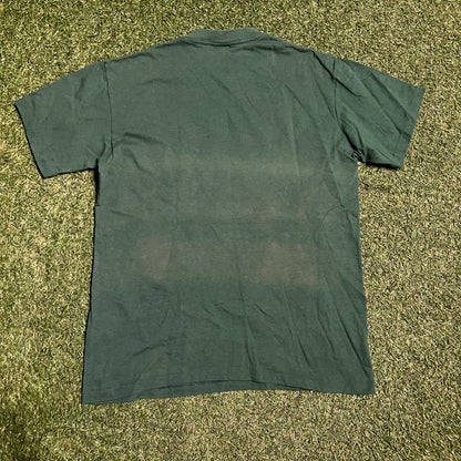 1990s Minnesota Moose Green Tee Size Medium USED v15958