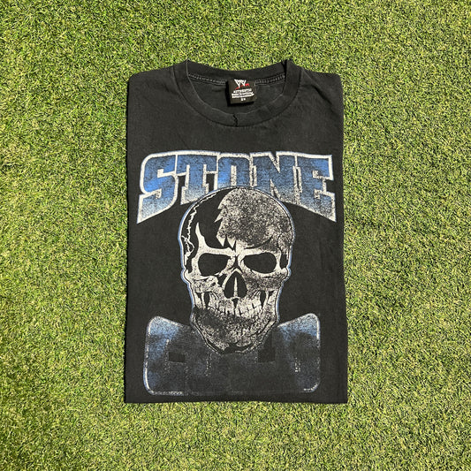 1990s WWF Stone Cold "Stomping Mud Holes" Black Tee Size XXL USED v15934