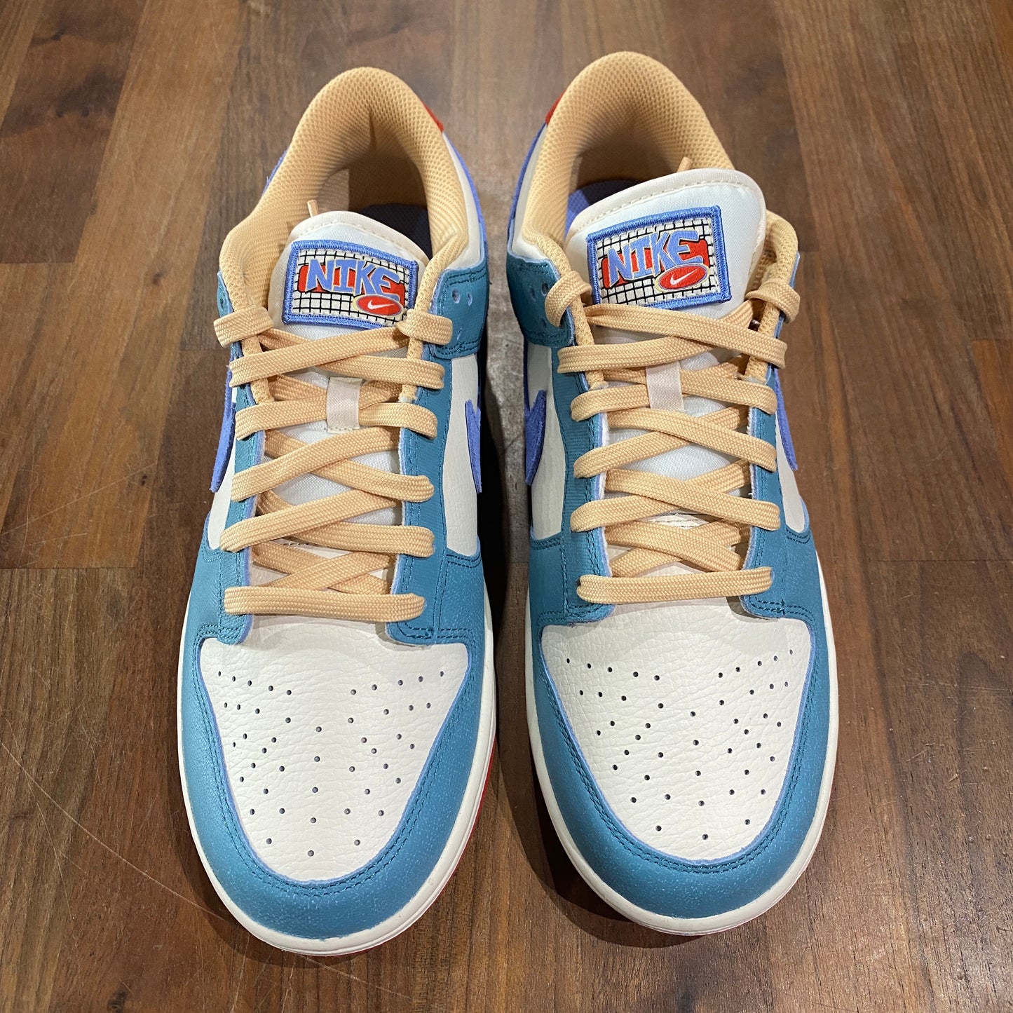 Nike Dunk Low Denim Turquosie Size 9.5 NEW s14440