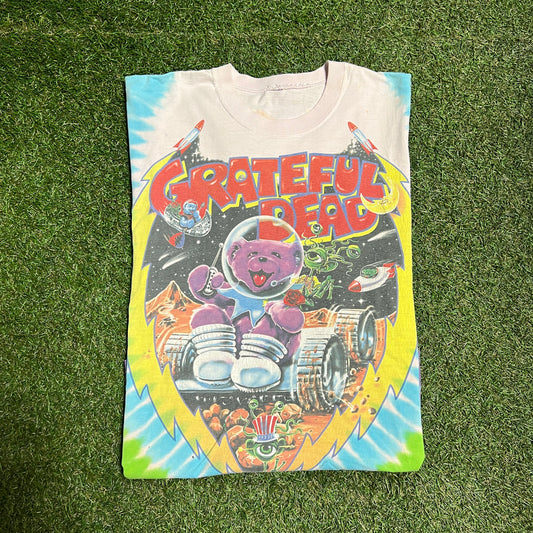 1997 Grateful Dead Mars Rover Space Tye Die Tee Size XL USED v9832
