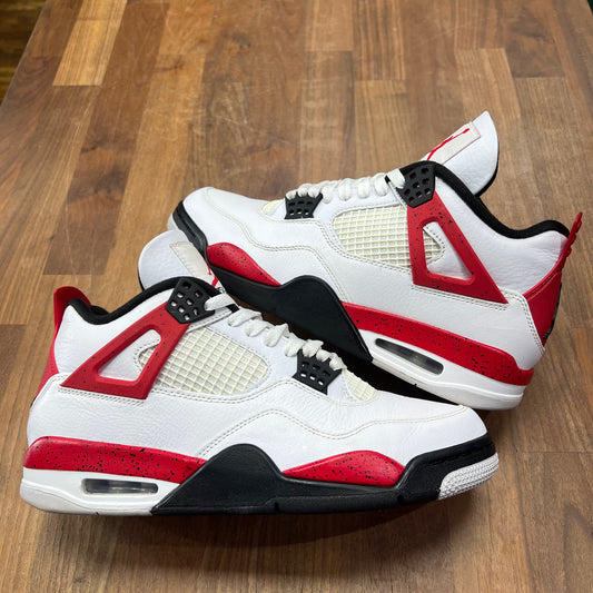 Jordan 4 Red Cement Size 9.5 USED s15782