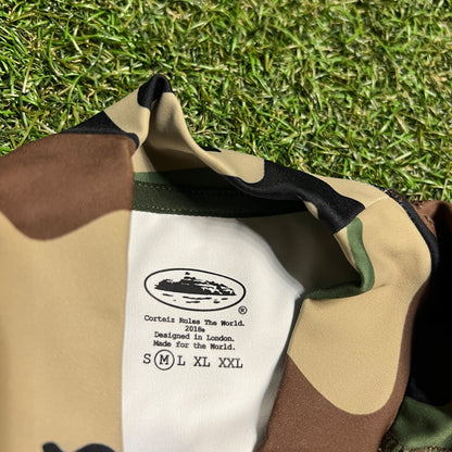 Corteiz Camo Longsleeve Shirt Size Medium USED x13400