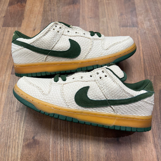 Nike SB Dunk Low Bonsai Green Hemp 2004 Size 7 NEW s4518