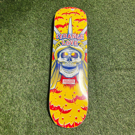 StrangeLove Liberty Yellow Skateboard NEW x12488