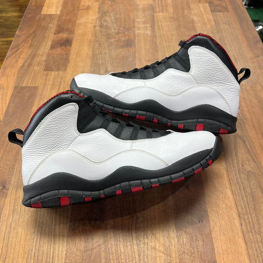 Jordan 10 Retro Chicago Bulls (2012) Size 11.5 USED S15738
