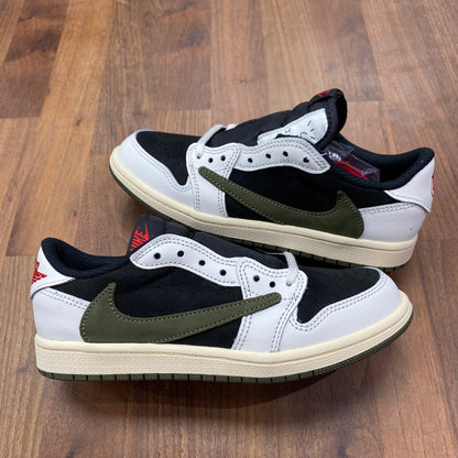 Travis Scott Olive (PS) Jordan 1 low Size 2.5Y NEW s13317