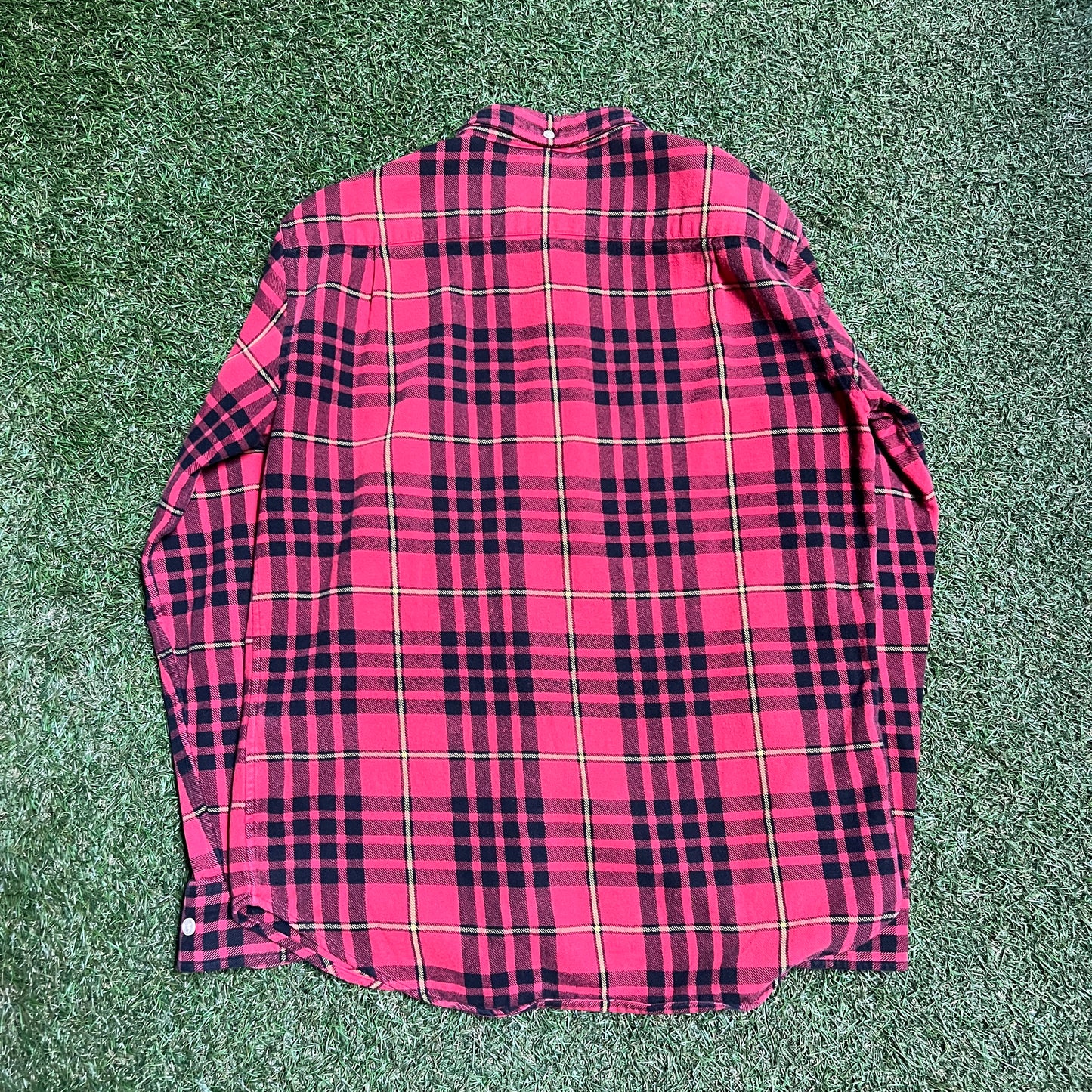 Supreme Red Flannel Size Small Used x4620