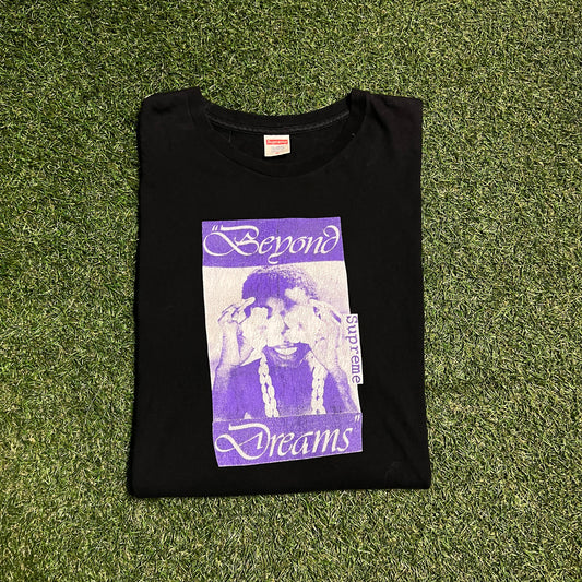 Supreme Beyond Dreams Black Tee Size XL USED x9301