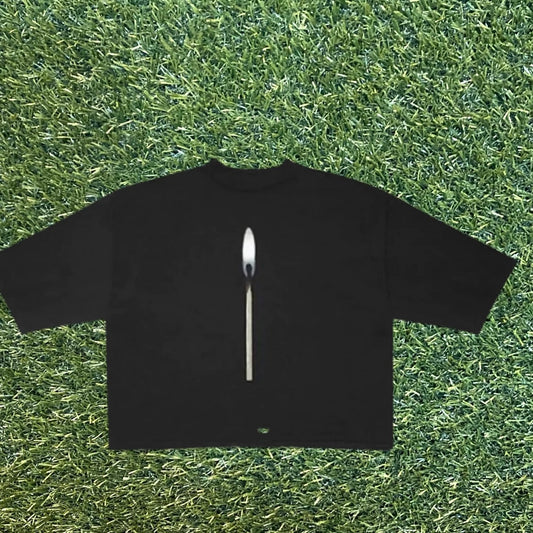 Donda 2 Match Black Tee Size Large NEW x5653