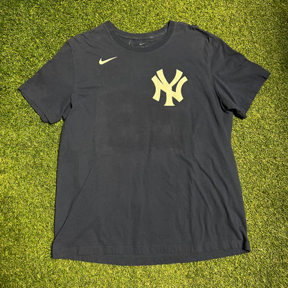 NY Yankees donaldson 28 tee navy Size XL USED v11221