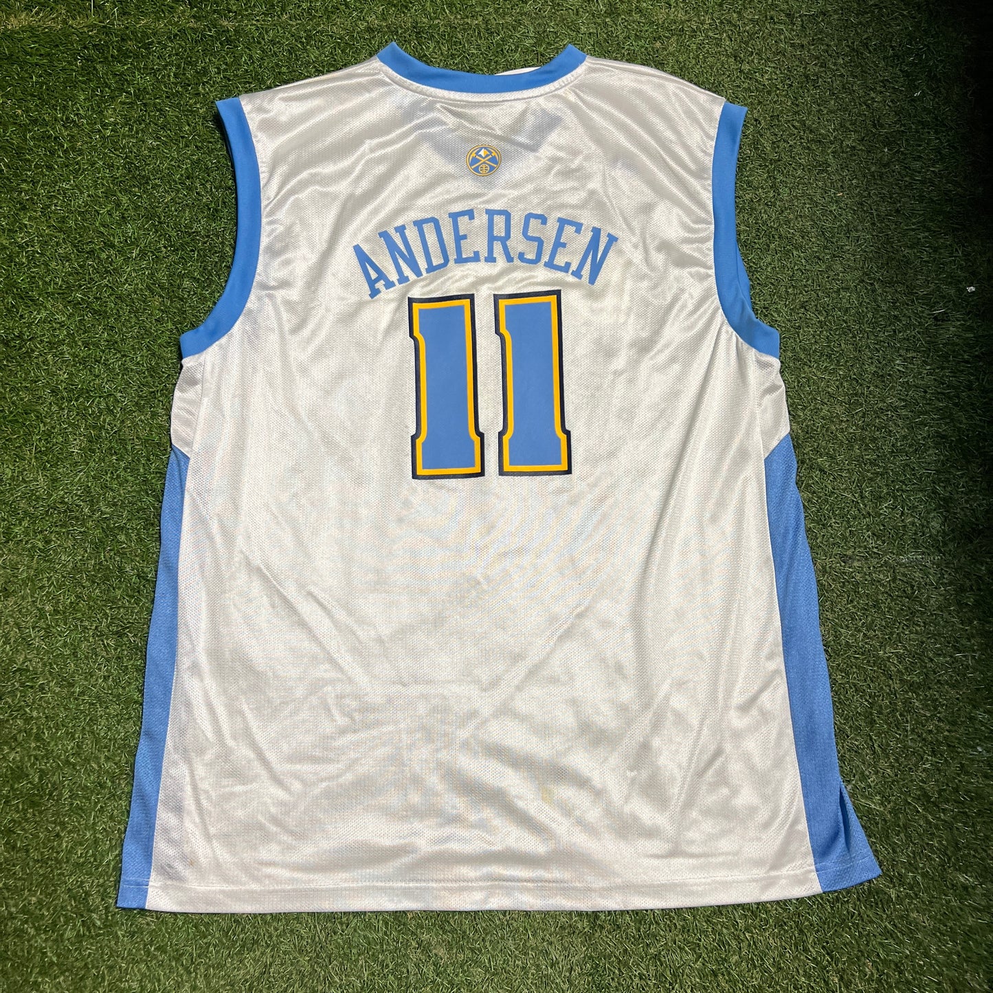 Nuggets 11 Andersen Adidas Jersey Size XXL USED v3140