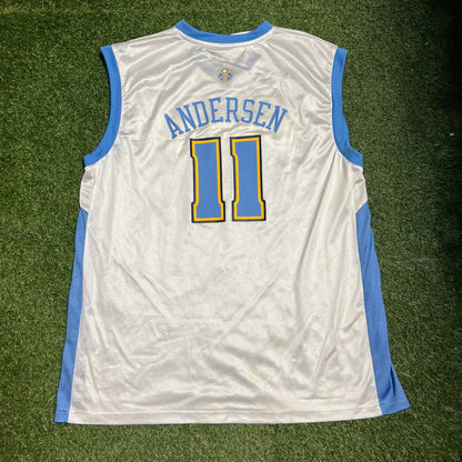 Nuggets 11 Andersen Adidas Jersey Size XXL USED v3140