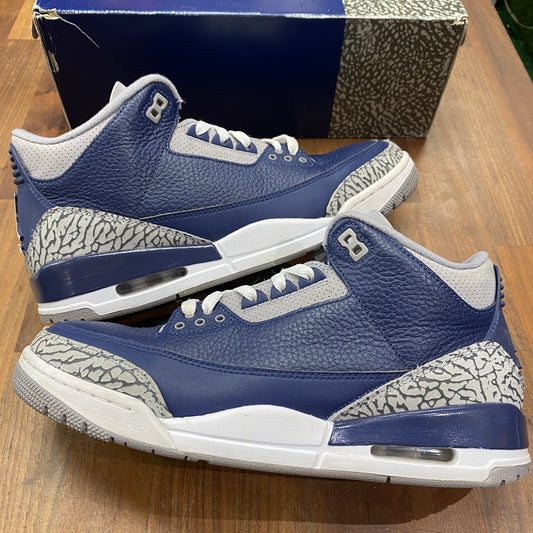 Jordan 3 Retro Georgetown (2021) Size 10.5 USED S14454