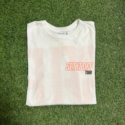 Metro Booming & Bryson Tiller White Tee Size Large USED v1747