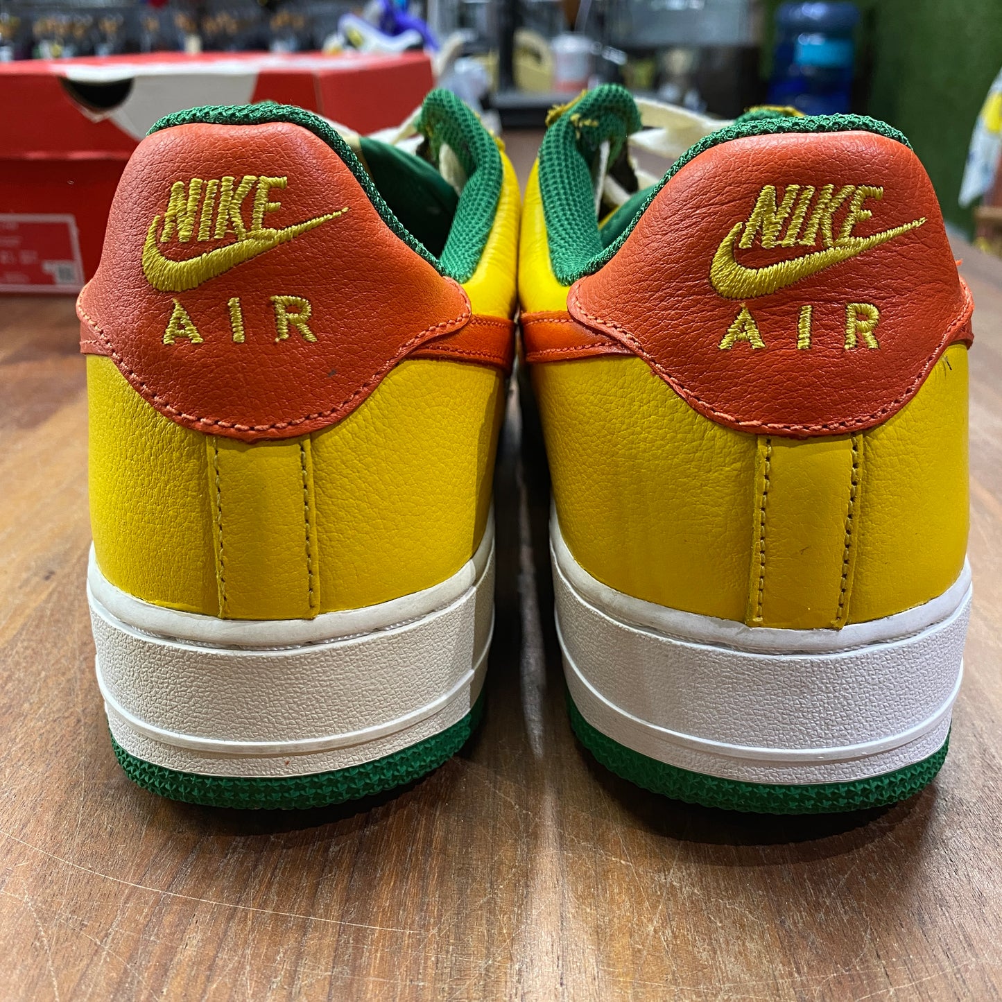 Nike Air Force 1 Notting Hill Carnival 2003 Size 10.5 USED REPLACEMENT BOX s13584