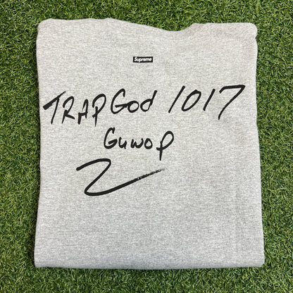 Supreme Gucci Mane 2016 Tee Gray Size Medium NEW x4034