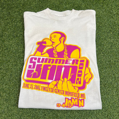 Summer Jam 2001 Concert Tee Size Large USED v5346