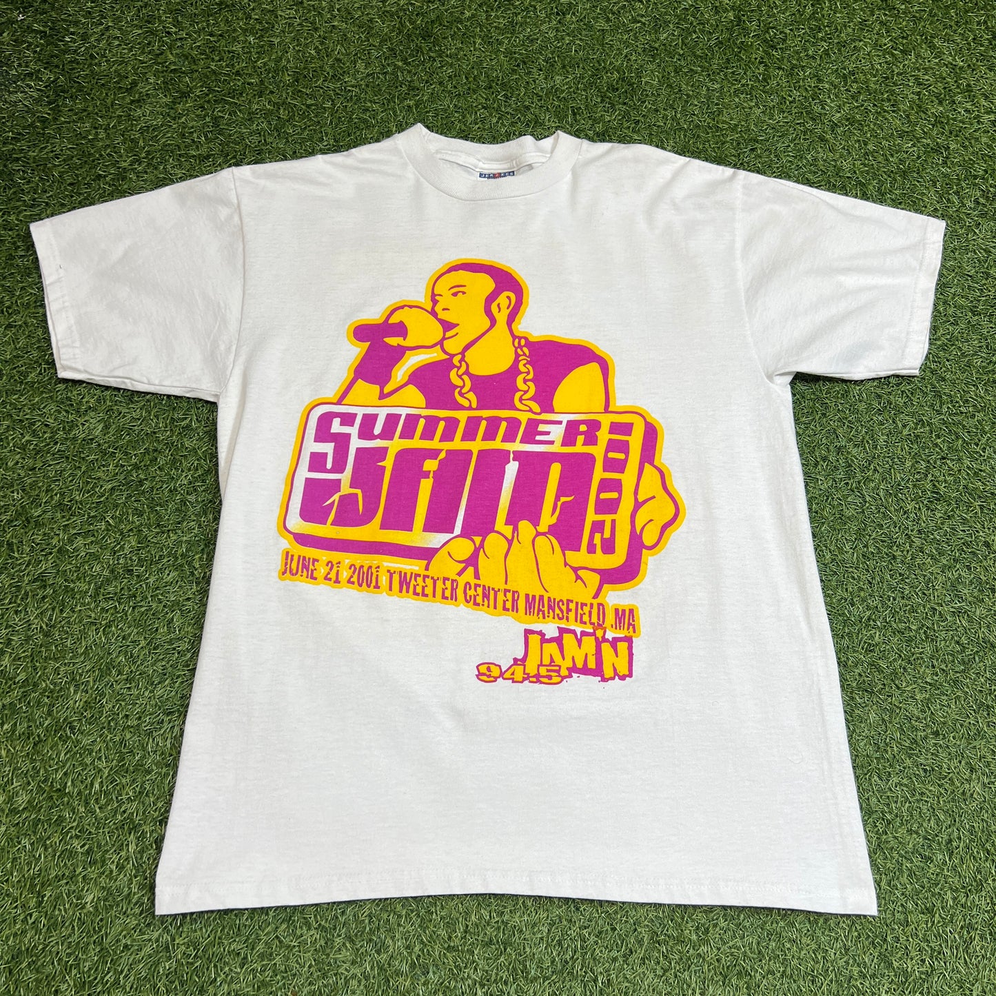 Summer Jam 2001 Concert Tee Size Large USED v5346