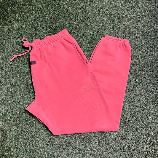 Essentials FOG Sweatpants Coral Salmon Size XL USED x7120