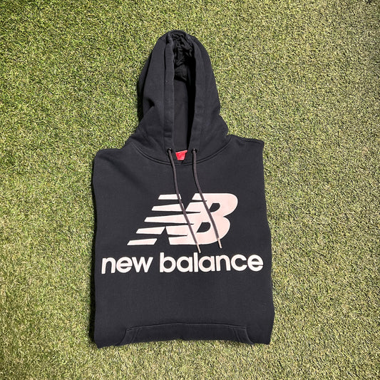 2010's New Balance Black Hoodie Size Medium Used v12123