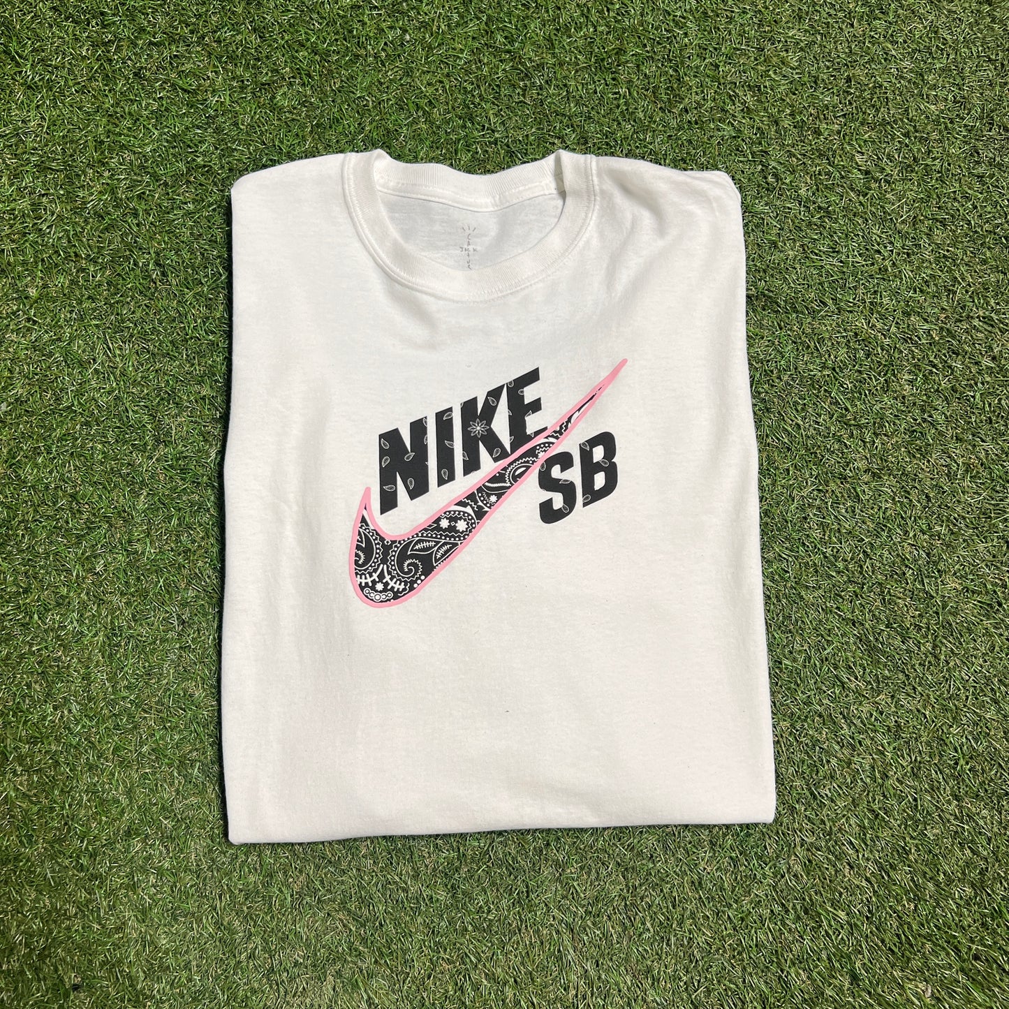 Travis Scott Nike SB White Long Sleeve Size XL NEW x2556