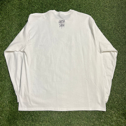 Travis Scott Nike SB White Long Sleeve Size XL NEW x2556