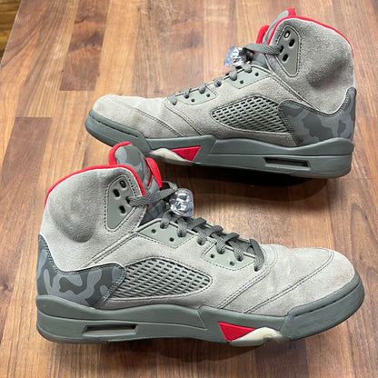 Jordan 5 P51 Camo 2017 Size 11.5 USED s15744