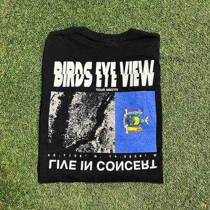 Travis Scott Birds Eye View Birthday Long Sleeve Black Size Large USED x1663