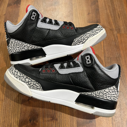 Jordan 3 Black Cement (2018) Size 10 USED s14184