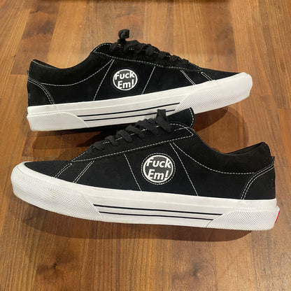 Vans Sid Supreme Fuck Em Black Size 12 USED s13997