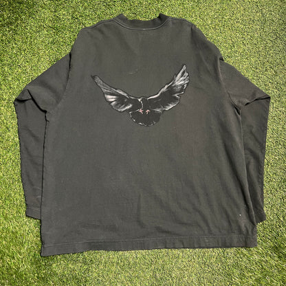 Yeezy gap dove longsleeve black Size Large USED x10123