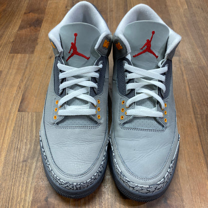 Jordan 3 Cool Grey (2021) Size 11 USED s14415