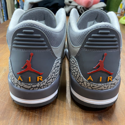 Jordan 3 Cool Grey (2021) Size 11 USED s14415