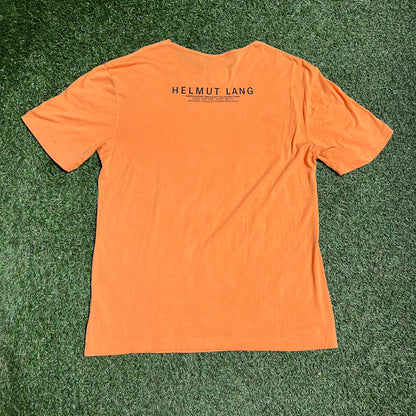 Travis Scott x Helmut Lang Cowboy Orange Tee Size XS USED x2086