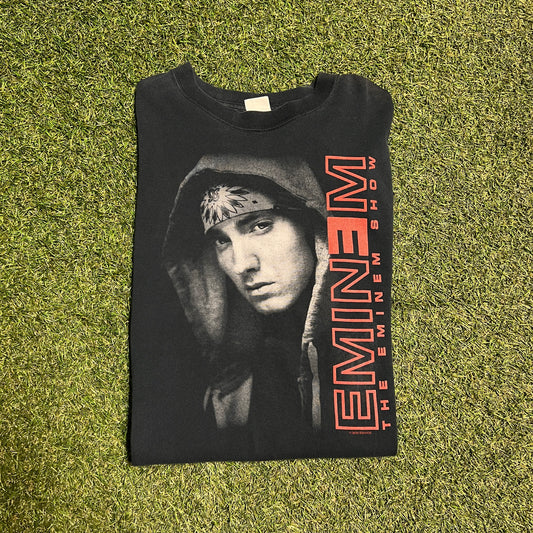 The Eminem Show 2002 Black Tee Size Medium Used