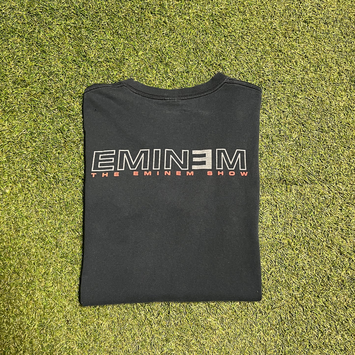 The Eminem Show 2002 Black Tee Size Medium Used