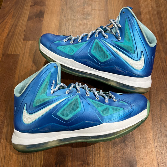 Lebron 10 Blue Diamond 2012 Size 11 USED s14339