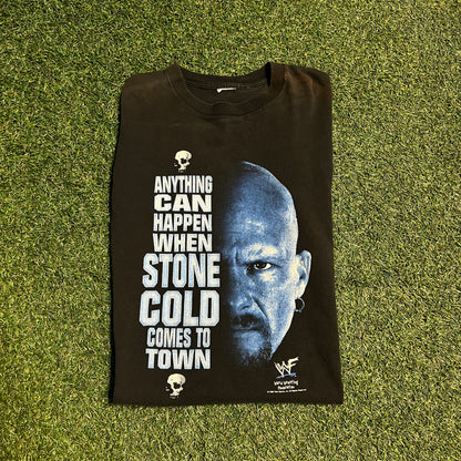 Stone Cold Anything Can Happen When Stone Cold Comes to Town Size Small USED