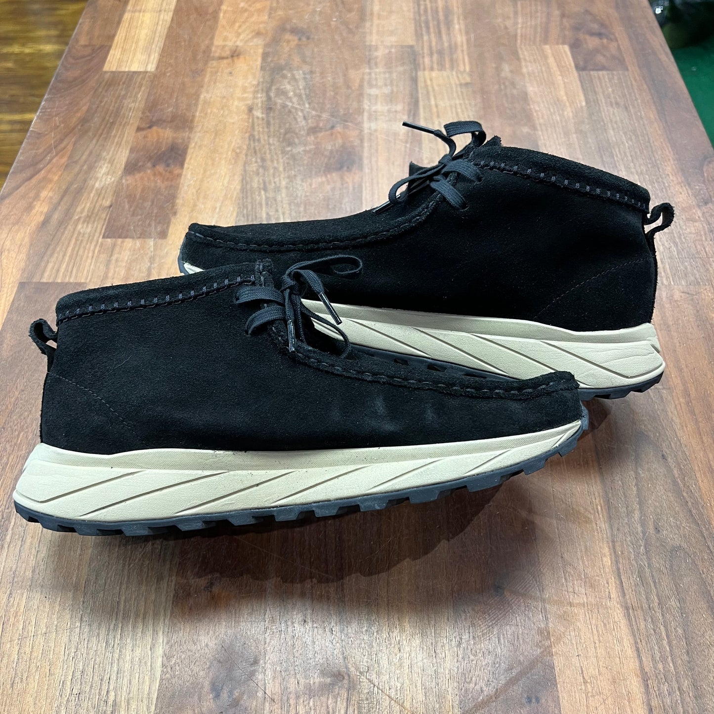 Clarks Wallabee Eden Black Size 11 USED s15849