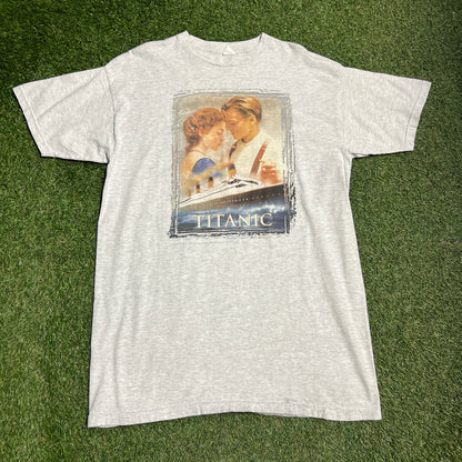 Titanic 1998 Warner Bros Tee Size XL USED v9326