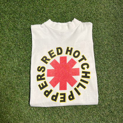 Red hot chili peppers special guest stone temple pilots 2000 longsleeve white Size XL USED v12208