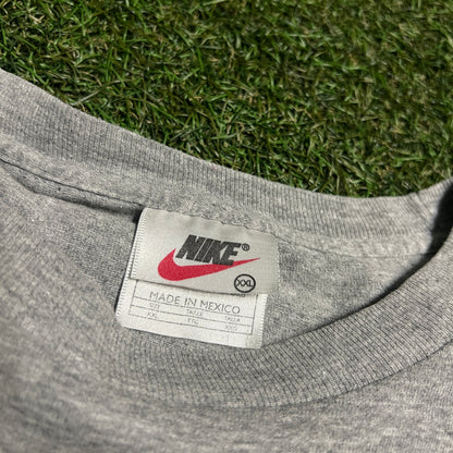 Nike Grey Tee Grey Swoosh Size XXL USED