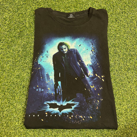 Batman The Dark Knight Joker Tee Size XL USED v6498