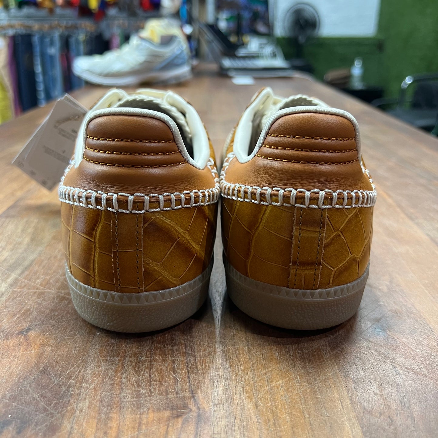 Adidas Samba Wales Bonner Brown Croc Size 11.5 NEW s16031