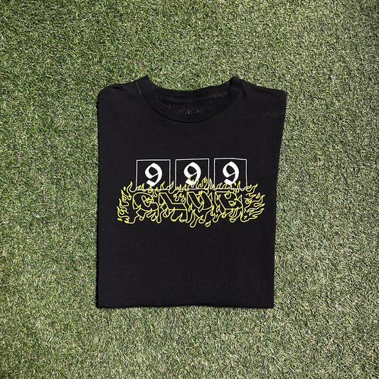 Juice Wrld 999 Club Black Tee Size Medium USED x10283